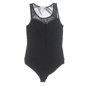 Ambiance Apparel Black Bodysuit